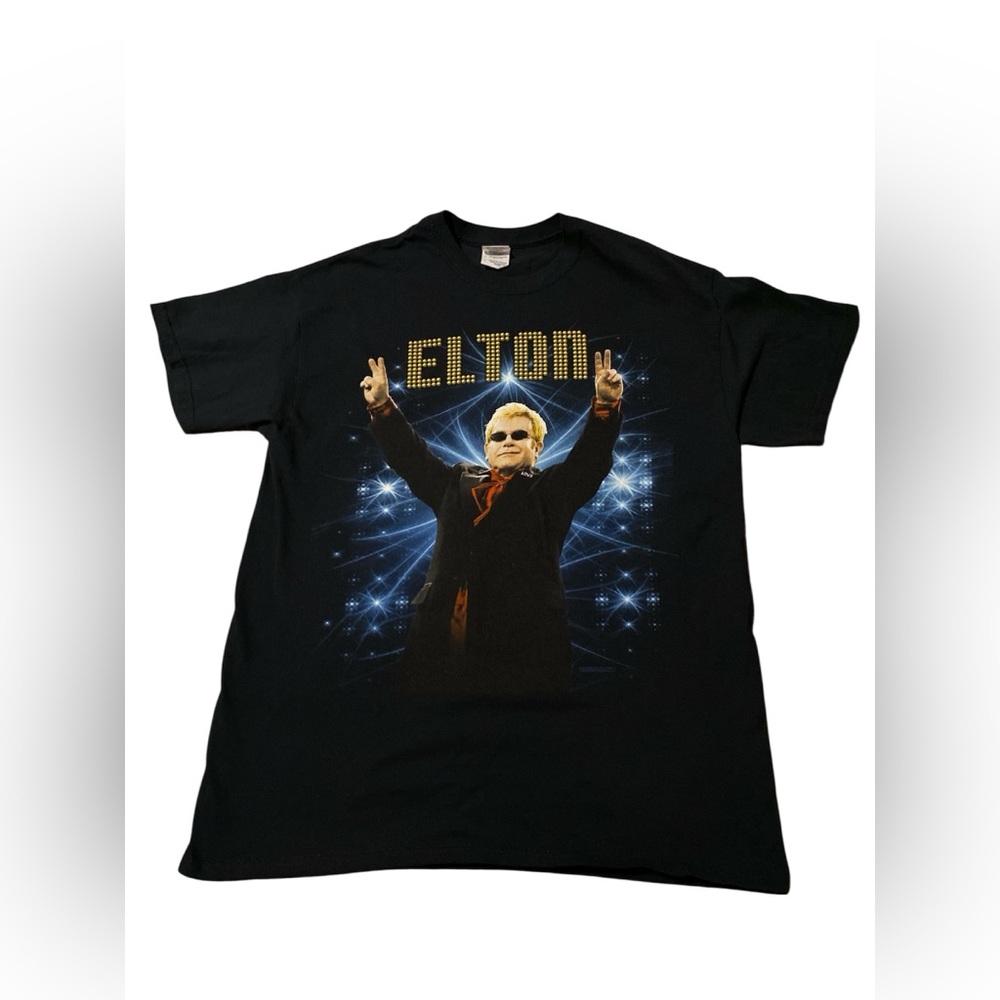 Elton John 2013 Tour T-Shirt Rocket Man Size (L)